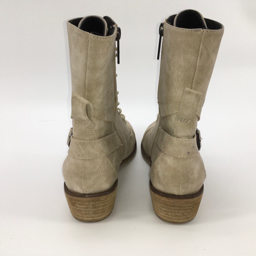 Corky's Hey Girl Faux Leather Ankle Booties Boot Womens 7 Witchcore Grunge Boho - Picture 5 of 9